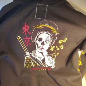 Large Riot Society Hoodie Without Drawstring
